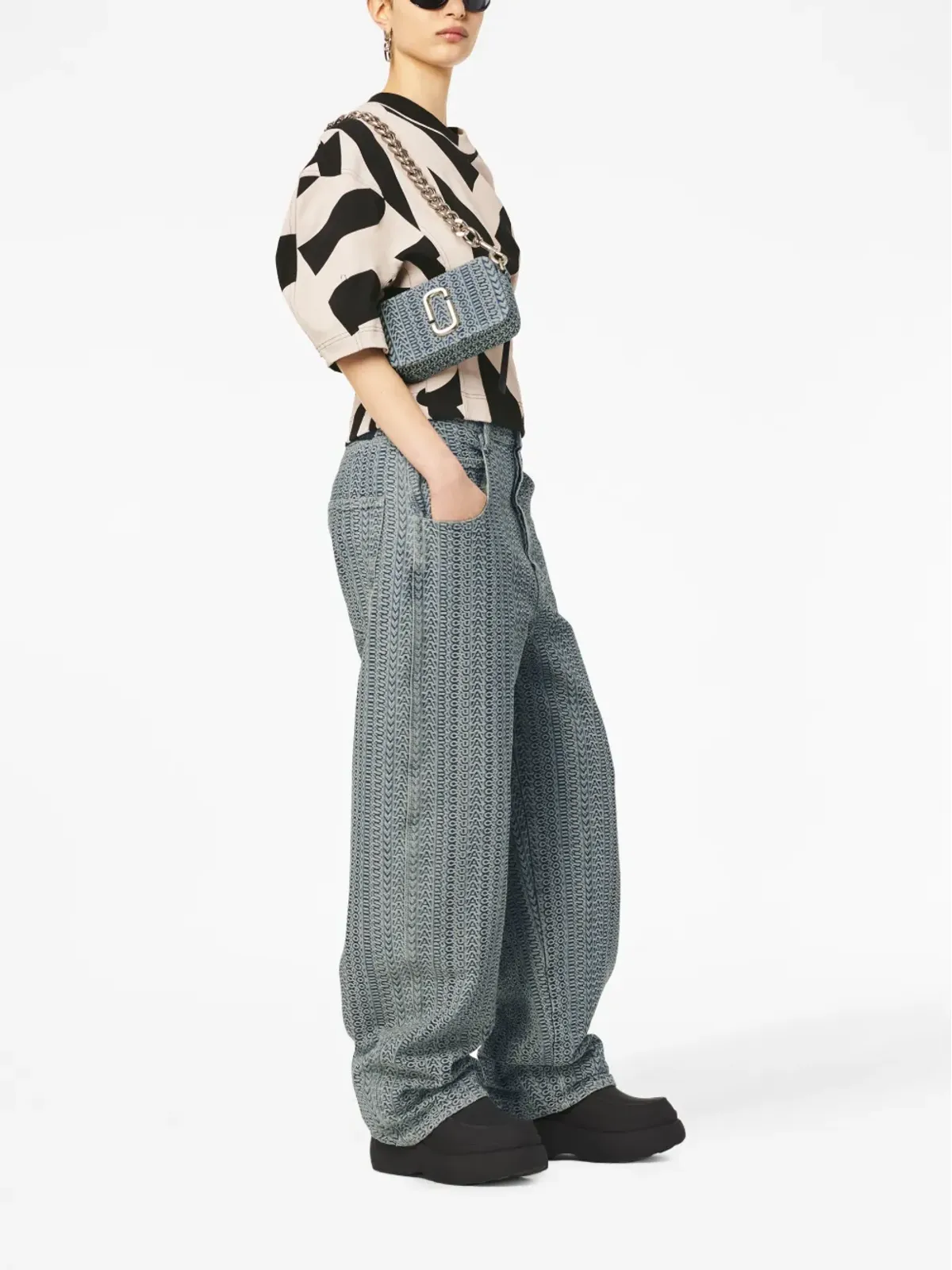 Marc Jacobs モノグラムジャカード・スナップショット カメラバッグ - 画像2