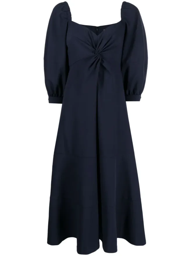 Cinq a Sept Cinq A Sept Kristina bishop-sleeves ミディドレスの商品画像
