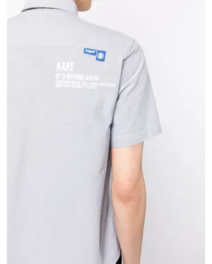 AAPE BY *A BATHING APE® カモフラージュプリント ロゴパッチ シャツ - サムネイル5