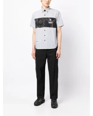 AAPE BY *A BATHING APE® カモフラージュプリント ロゴパッチ シャツ - サムネイル2