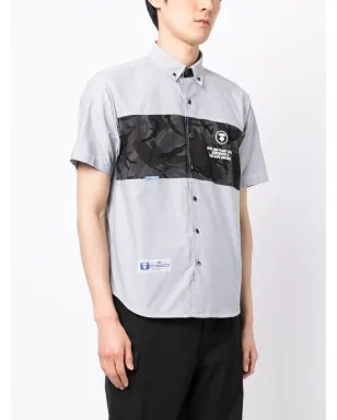 AAPE BY *A BATHING APE® カモフラージュプリント ロゴパッチ シャツ - サムネイル3