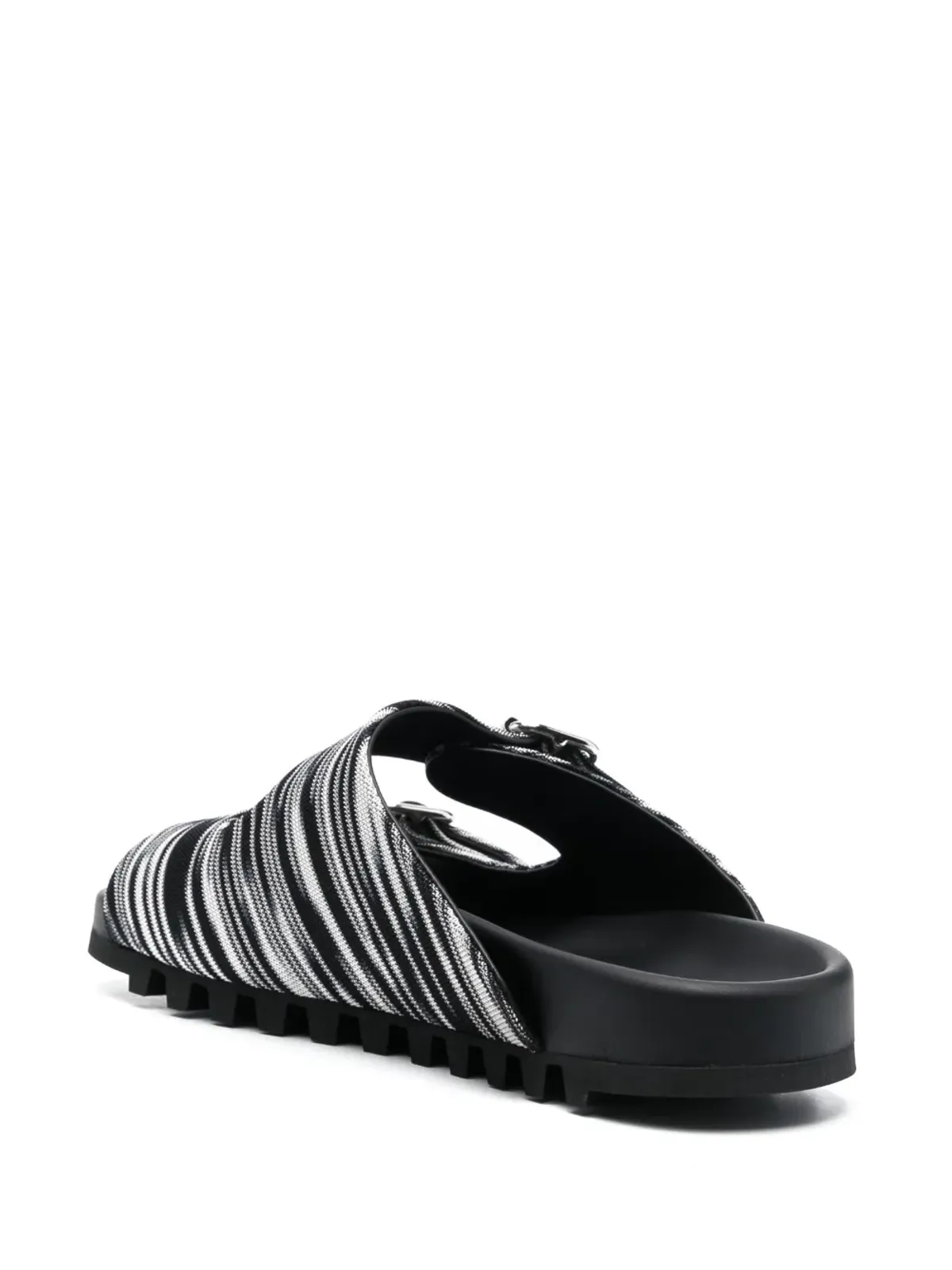Missoni ダブルバックル編み込みスライド - 画像3