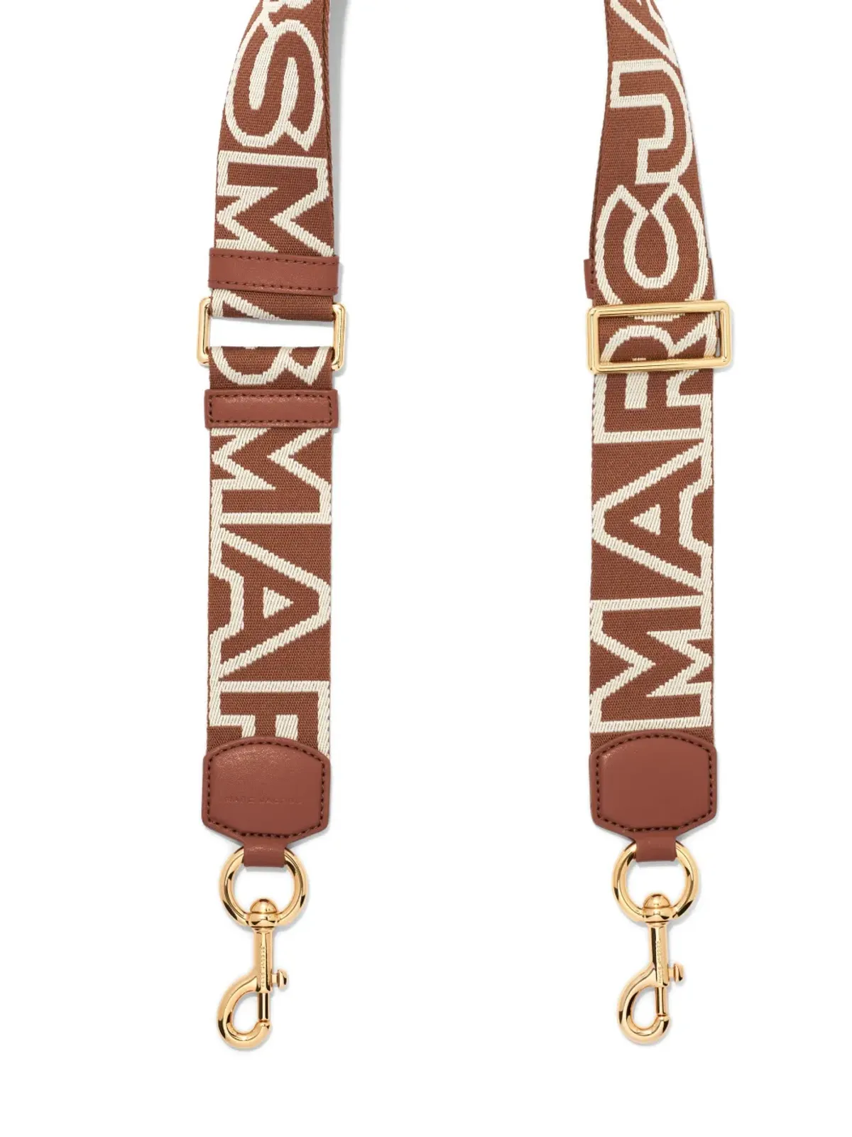 Marc Jacobs The Outline Logo Webbing strap - Brown - 画像2