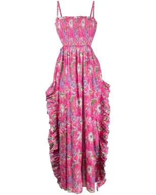 Caroline Constas マルゴ花柄ロングドレス - サムネイル1