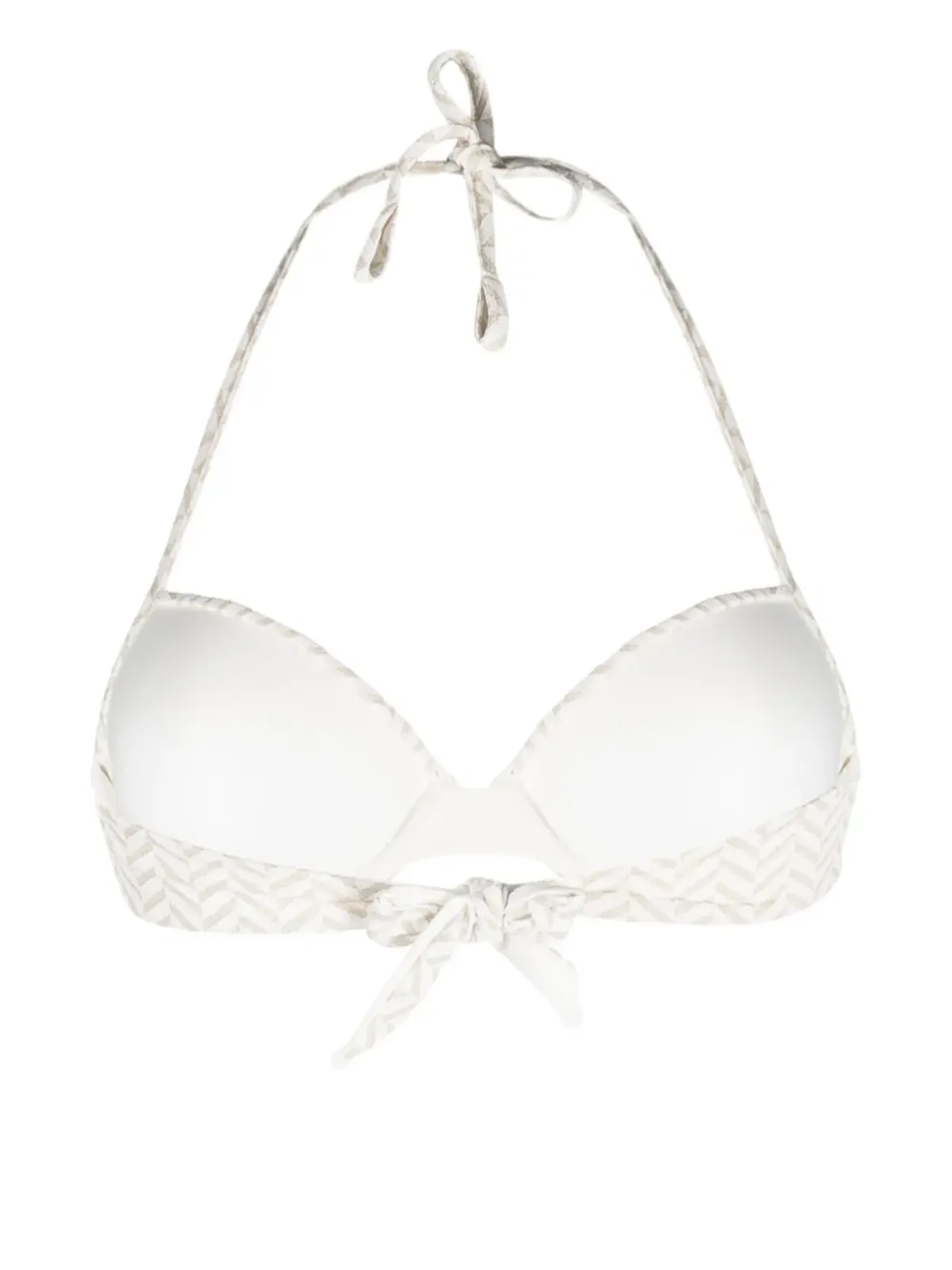 TWINSET ヘリンボーン柄ビキニトップ - White - 画像2