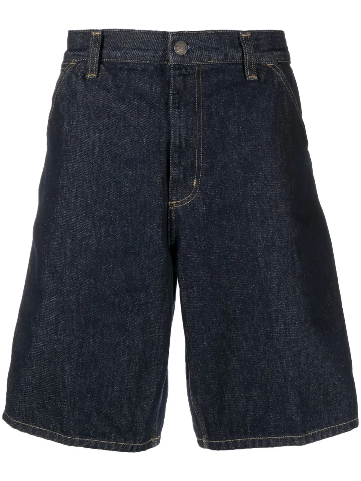 Carhartt WIP ロゴパッチ付きデニムカーゴショーツ - 画像1