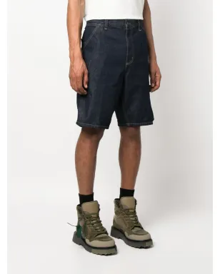 Carhartt WIP ロゴパッチ付きデニムカーゴショーツ - サムネイル3
