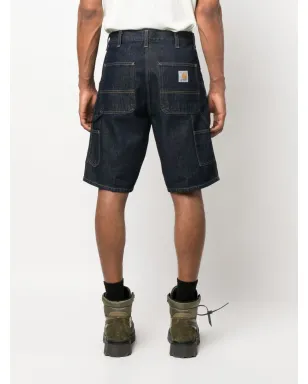 Carhartt WIP ロゴパッチ付きデニムカーゴショーツ - サムネイル4