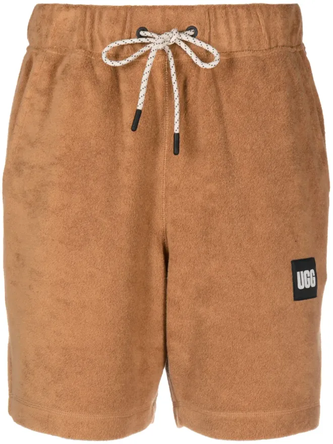 UGG UGG ロゴプリント コットンショーツの商品画像