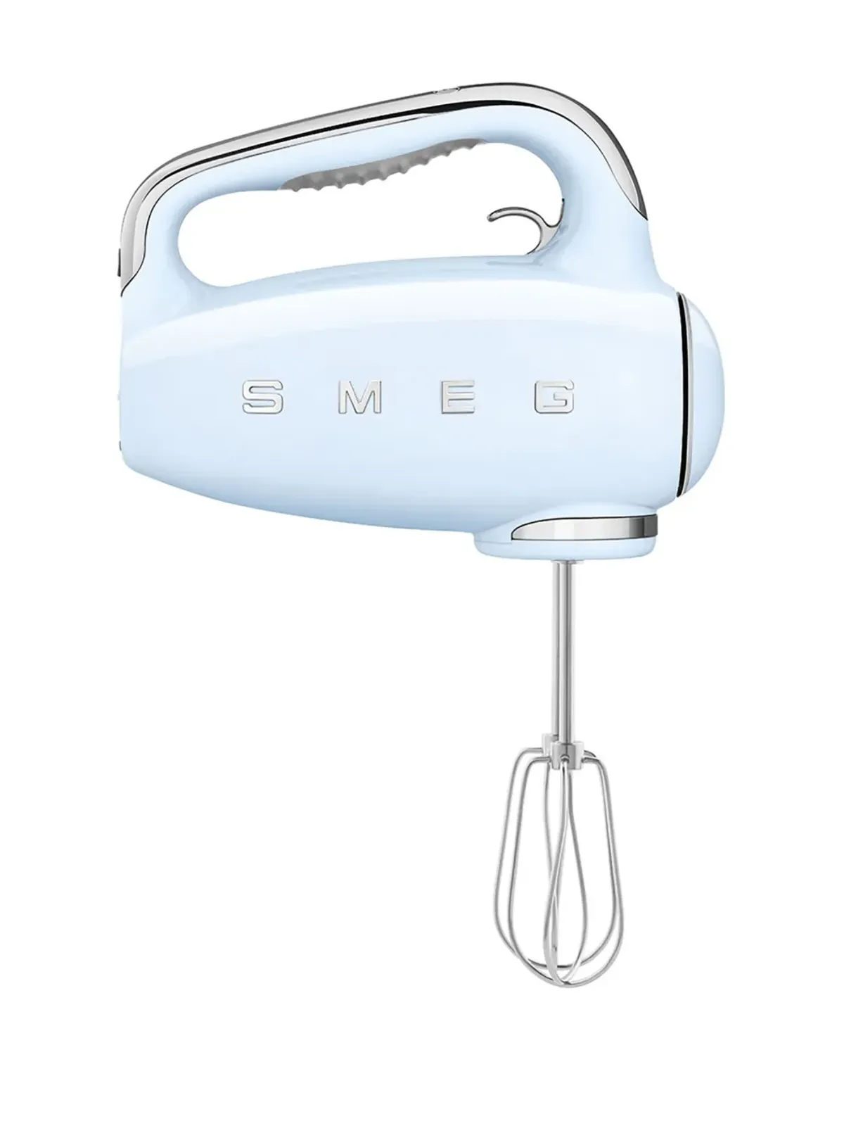Smeg ロゴプレート付きステンレススチール電動ビーター - ブルー - 画像2
