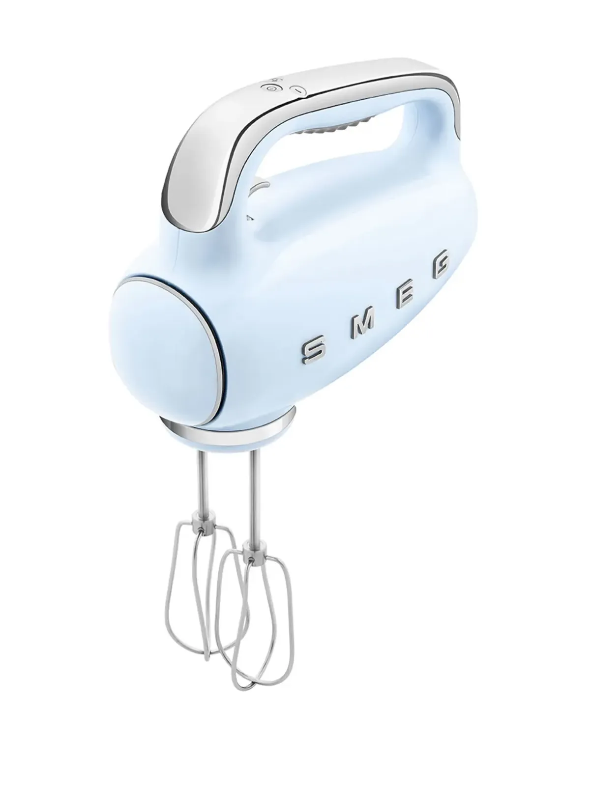Smeg ロゴプレート付きステンレススチール電動ビーター - ブルー - 画像3