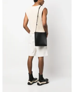 Jil Sander デボスドロゴ レザー ショルダーバッグ - サムネイル2