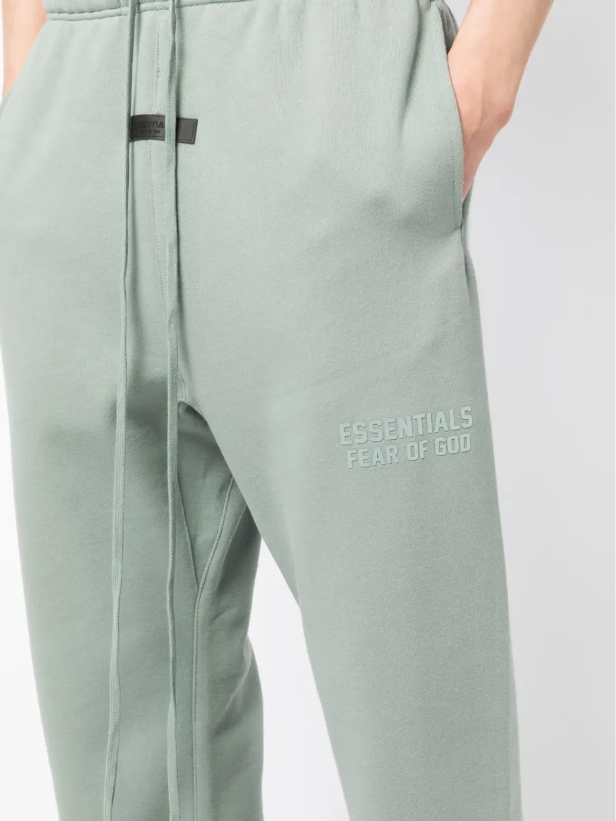 FEAR OF GOD ESSENTIALS ドローコード付きコットン トラックパンツ - 画像5