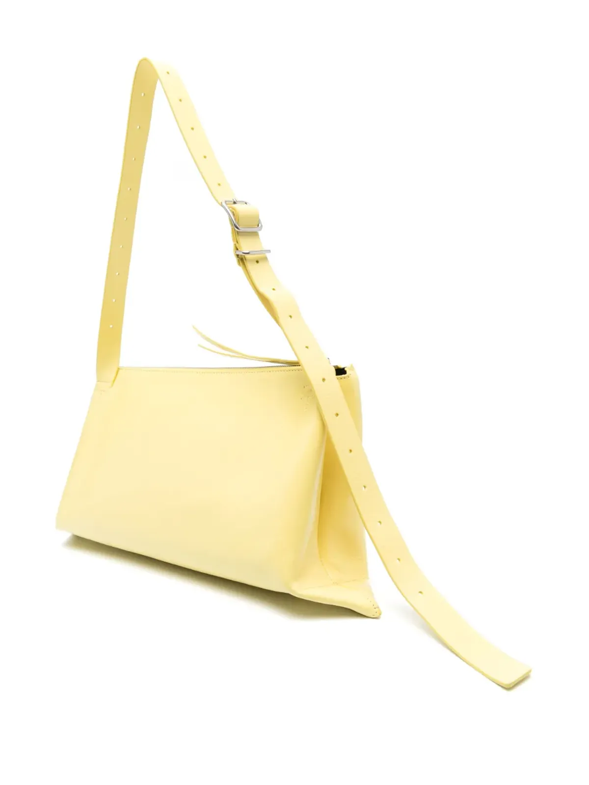 Jil Sander 折り畳み式レザーショルダーバッグ - 画像4