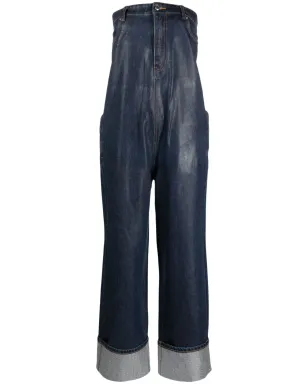 Alexander Wang ストラップレス デニム ジャンプスーツ - サムネイル1