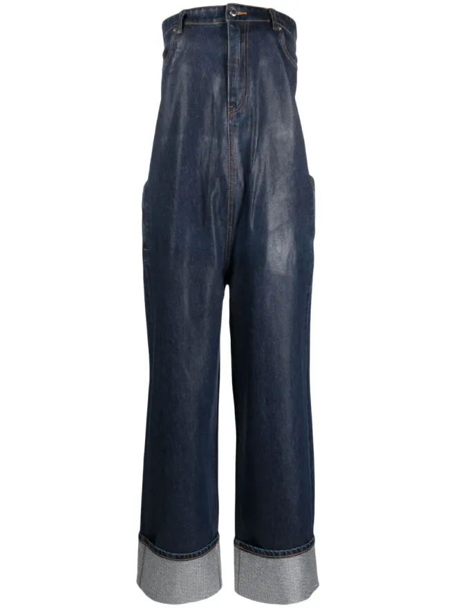 Alexander Wang Alexander Wang ストラップレス デニム ジャンプスーツの商品画像