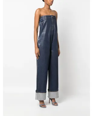 Alexander Wang ストラップレス デニム ジャンプスーツ - サムネイル3