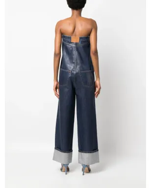Alexander Wang ストラップレス デニム ジャンプスーツ - サムネイル4