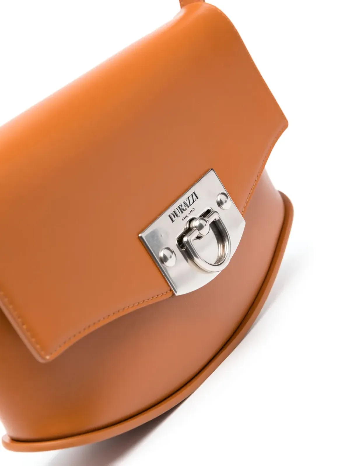 Durazzi Milano ロゴ刻印レザーショルダーバッグ - 画像4