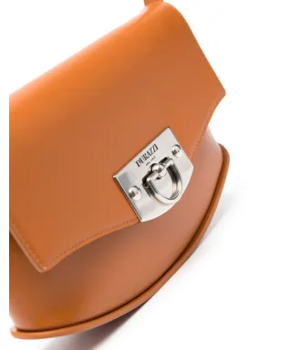 Durazzi Milano ロゴ刻印レザーショルダーバッグ - サムネイル4