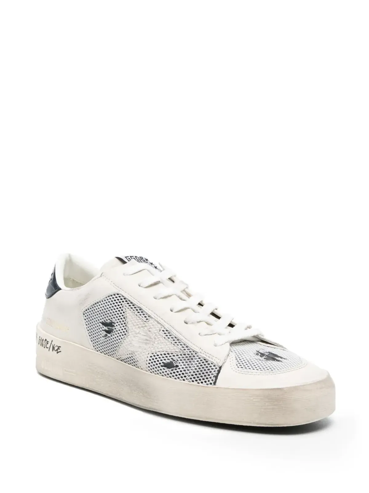 Golden Goose Stardan レザー ローカットスニーカー - White - 画像2
