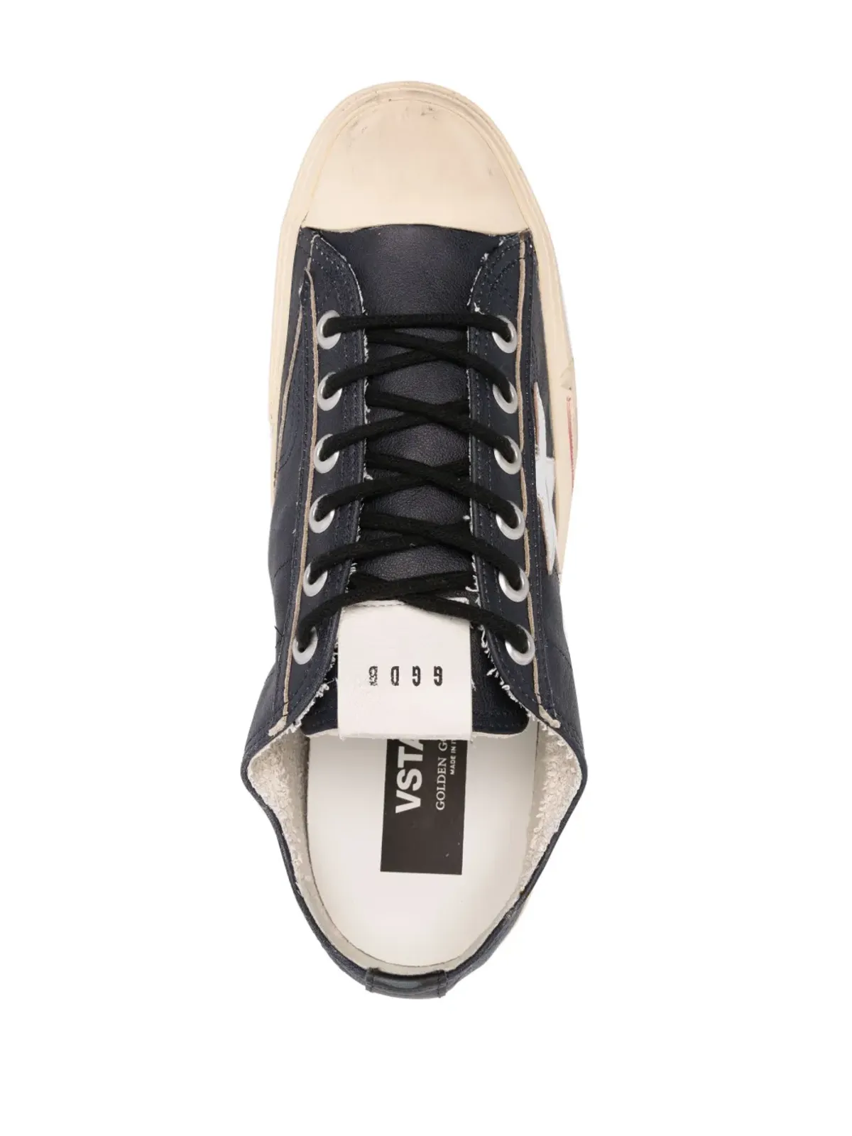 Golden Goose V-Star distressed-effect スニーカー - 画像4