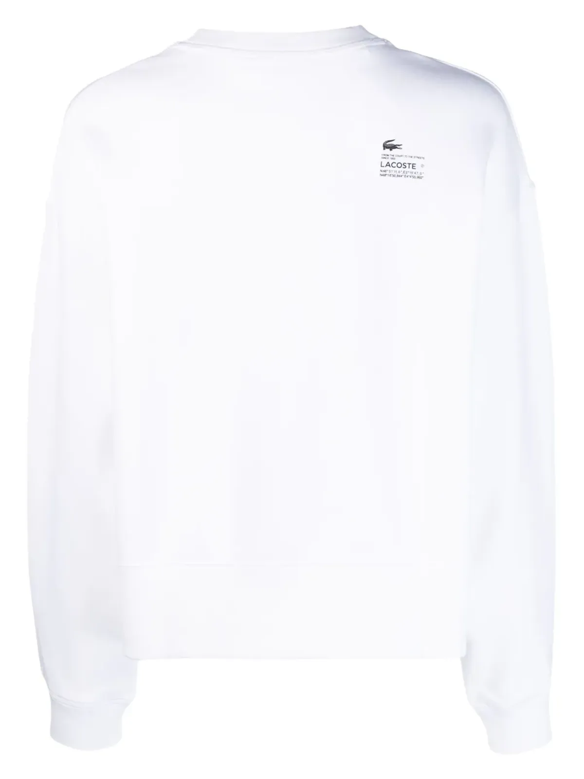Lacoste ロゴアップリケ入り ロングスリーブスウェット - 画像2