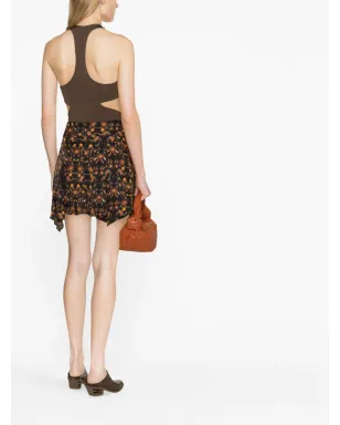 ISABEL MARANT ペリン フローラルプリントスカート - サムネイル4