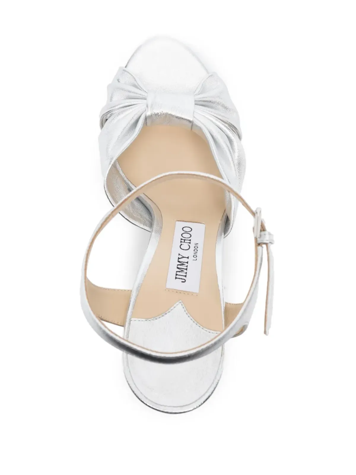 Jimmy Choo Heloise レザーサンダル - 画像4