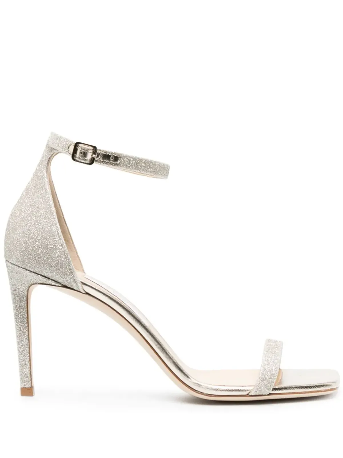Jimmy Choo アルヴァ 85mm グリッター レザー サンダル - 画像1