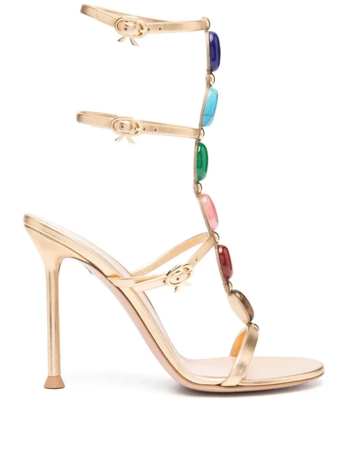 Gianvito Rossi Gianvito Rossi Shanti グラディエーターサンダル ゴールドの商品画像