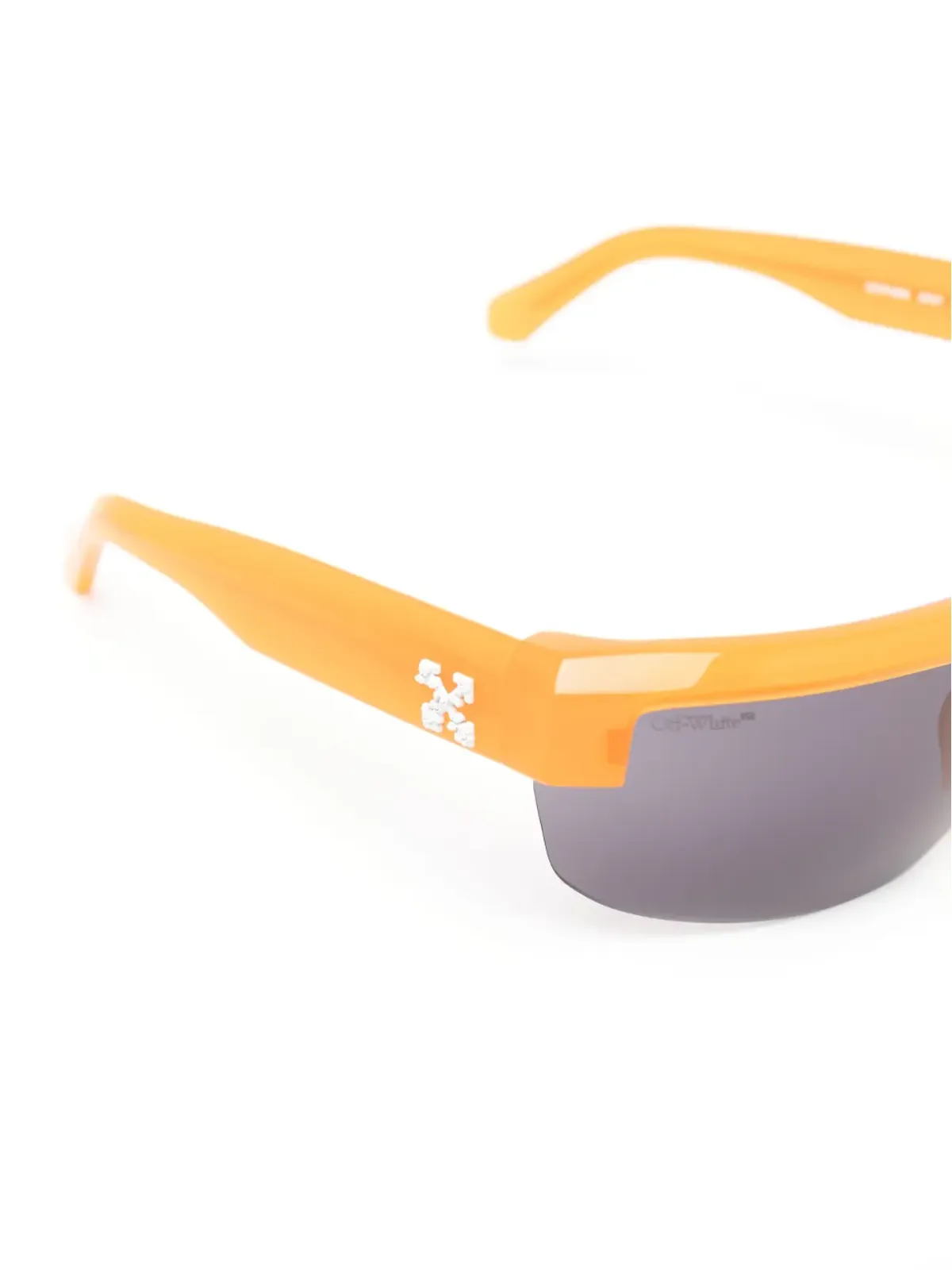 Off-White Eyewear トレド矩形フレームのサングラス - オレンジ - 画像3