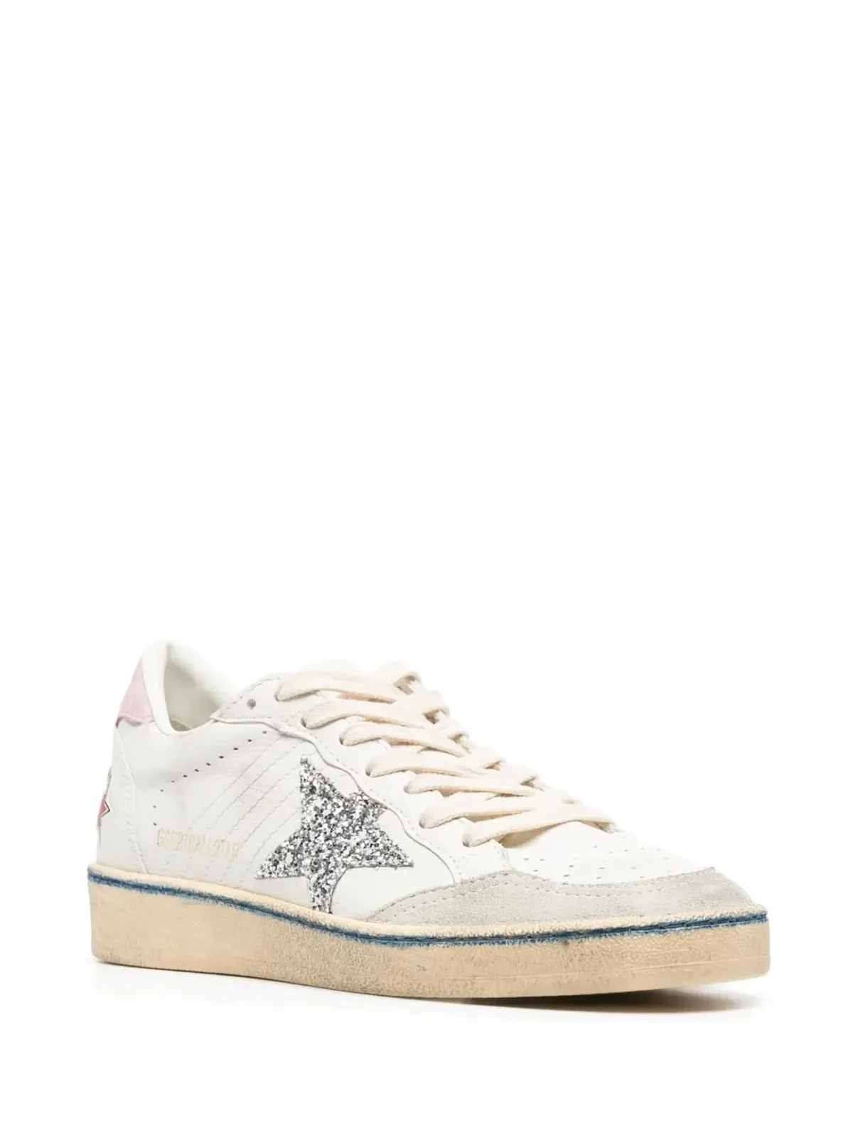 Golden Goose Ballstar ロー・トップ レザースニーカー（ホワイト） - 画像2