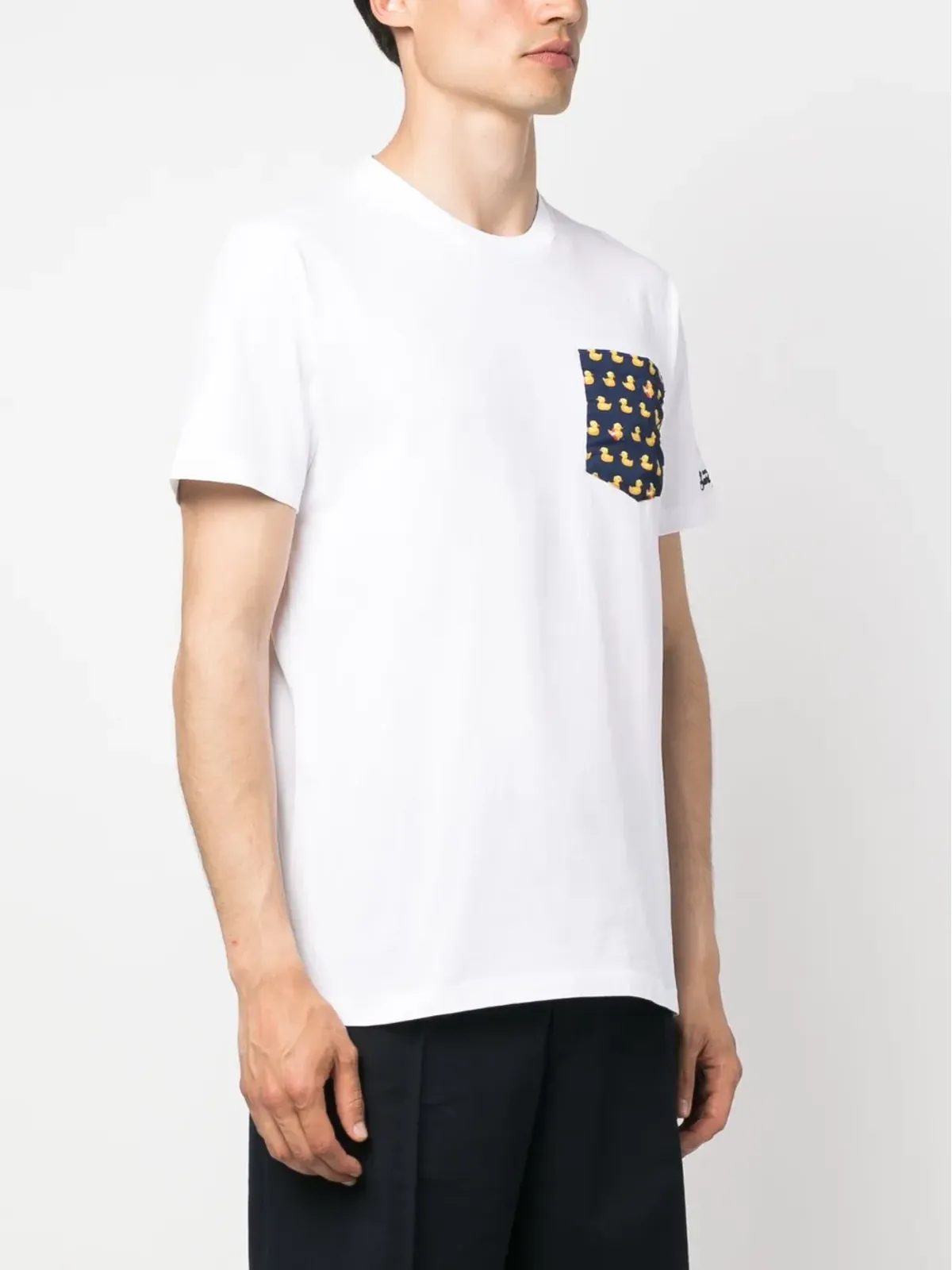 MC2 Saint Barth ダックプリントポケットTシャツ - 画像3