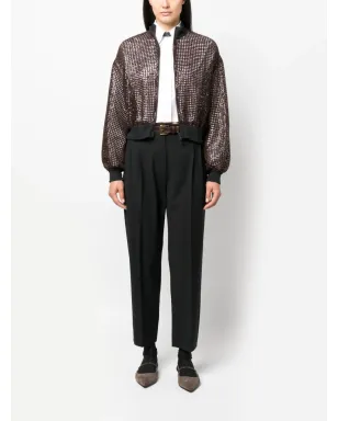 Brunello Cucinelli クロップド ウールブレンドパンツ - サムネイル2