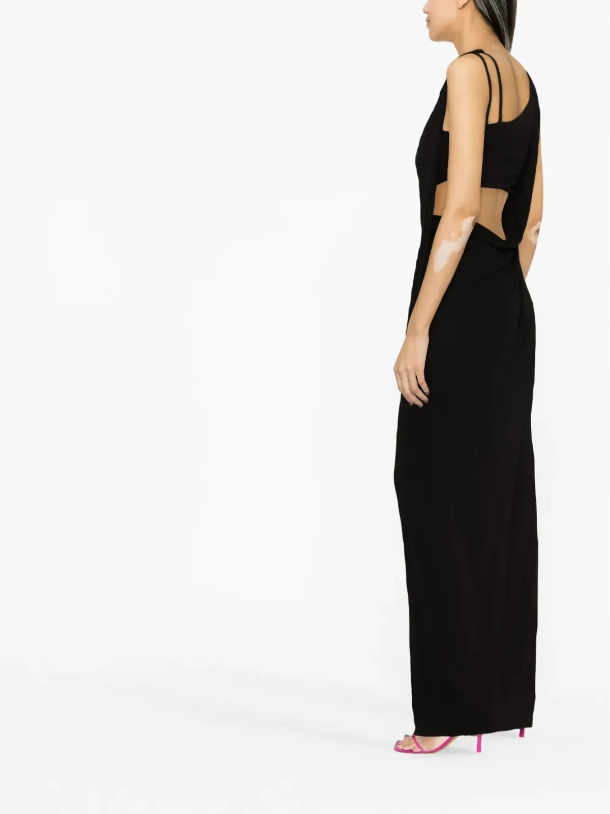 Alberta Ferretti カットアウト マキシドレス - 画像4