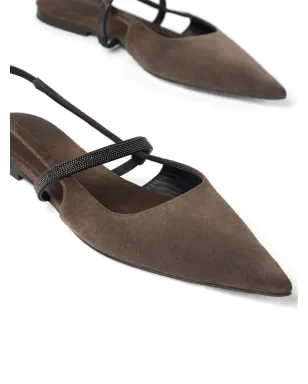 Brunello Cucinelli スリングバック バレリーナ - サムネイル5