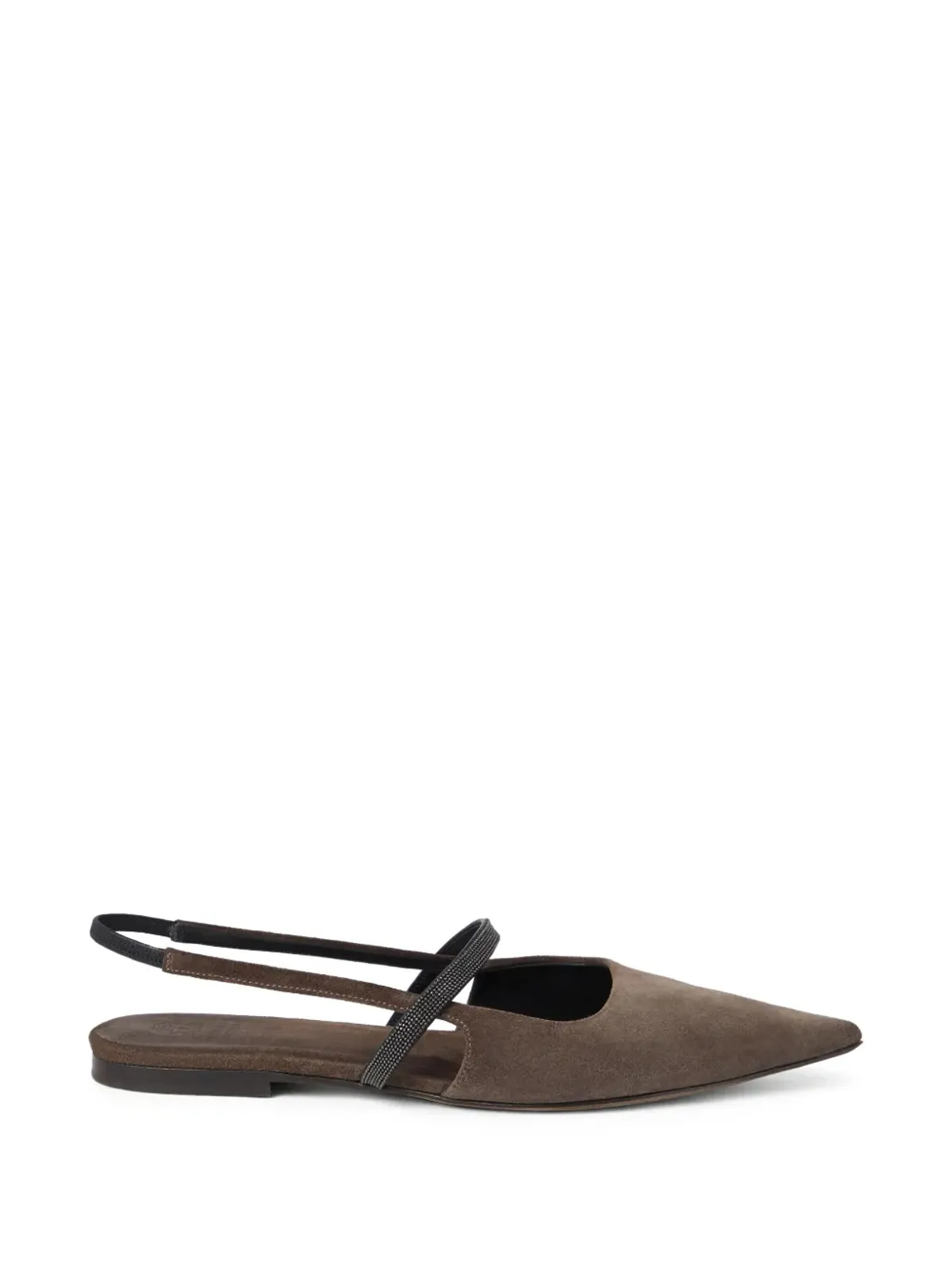 Brunello Cucinelli スリングバック バレリーナ - 画像2