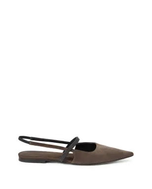 Brunello Cucinelli スリングバック バレリーナ - サムネイル2