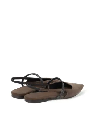 Brunello Cucinelli スリングバック バレリーナ - サムネイル4