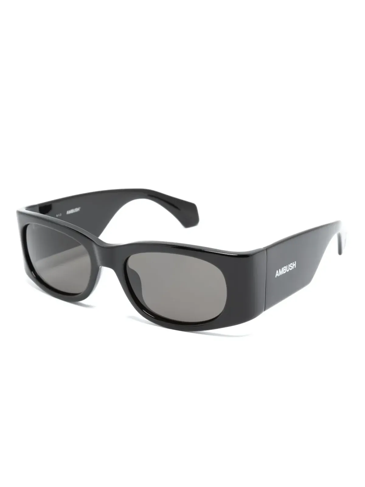 Ambush Eyewear ロゴプリント オーバルフレーム サングラス - ブラック - 画像2
