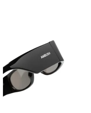 Ambush Eyewear ロゴプリント オーバルフレーム サングラス - ブラック - サムネイル3