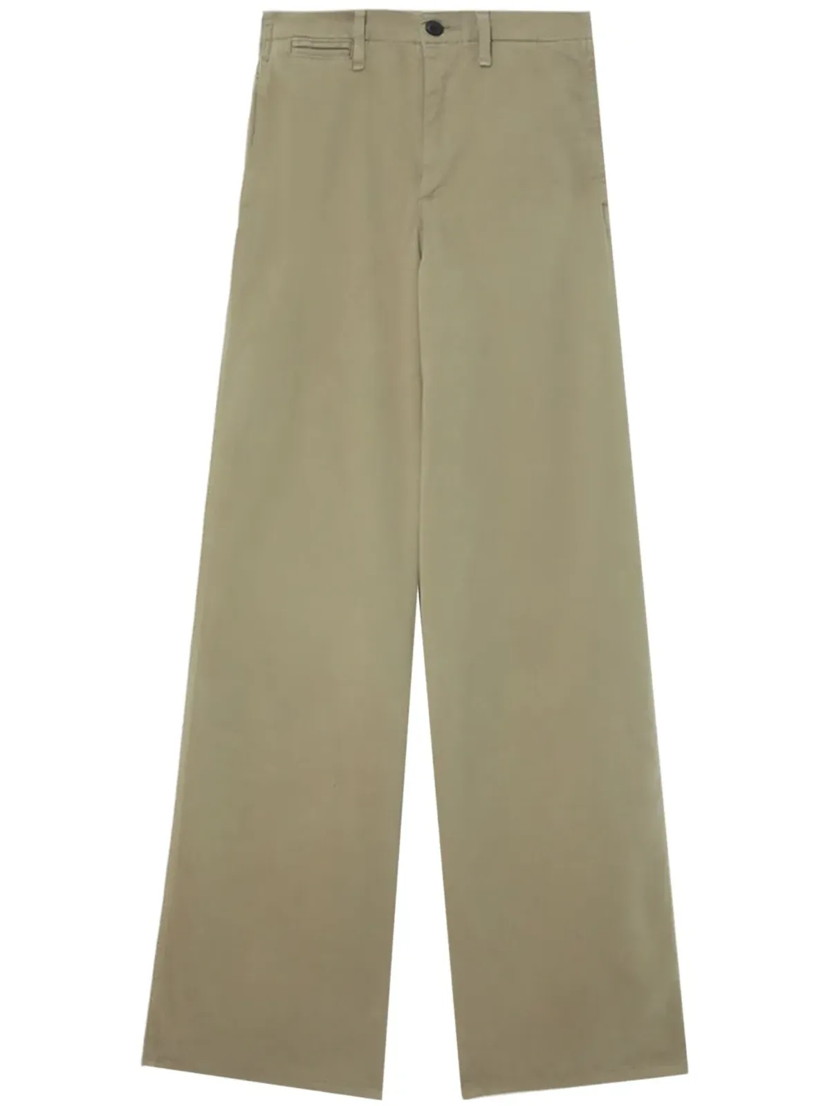 rag & bone ワイドレッグストレッチコットンパンツ - 画像1