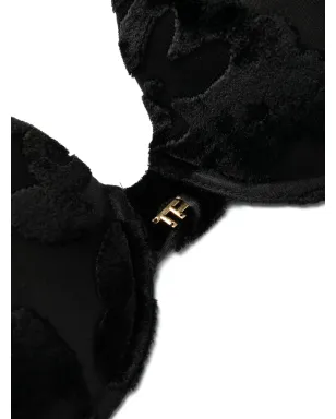 TOM FORD 花柄プリント アンダーワイヤーブラ - ブラック - サムネイル3