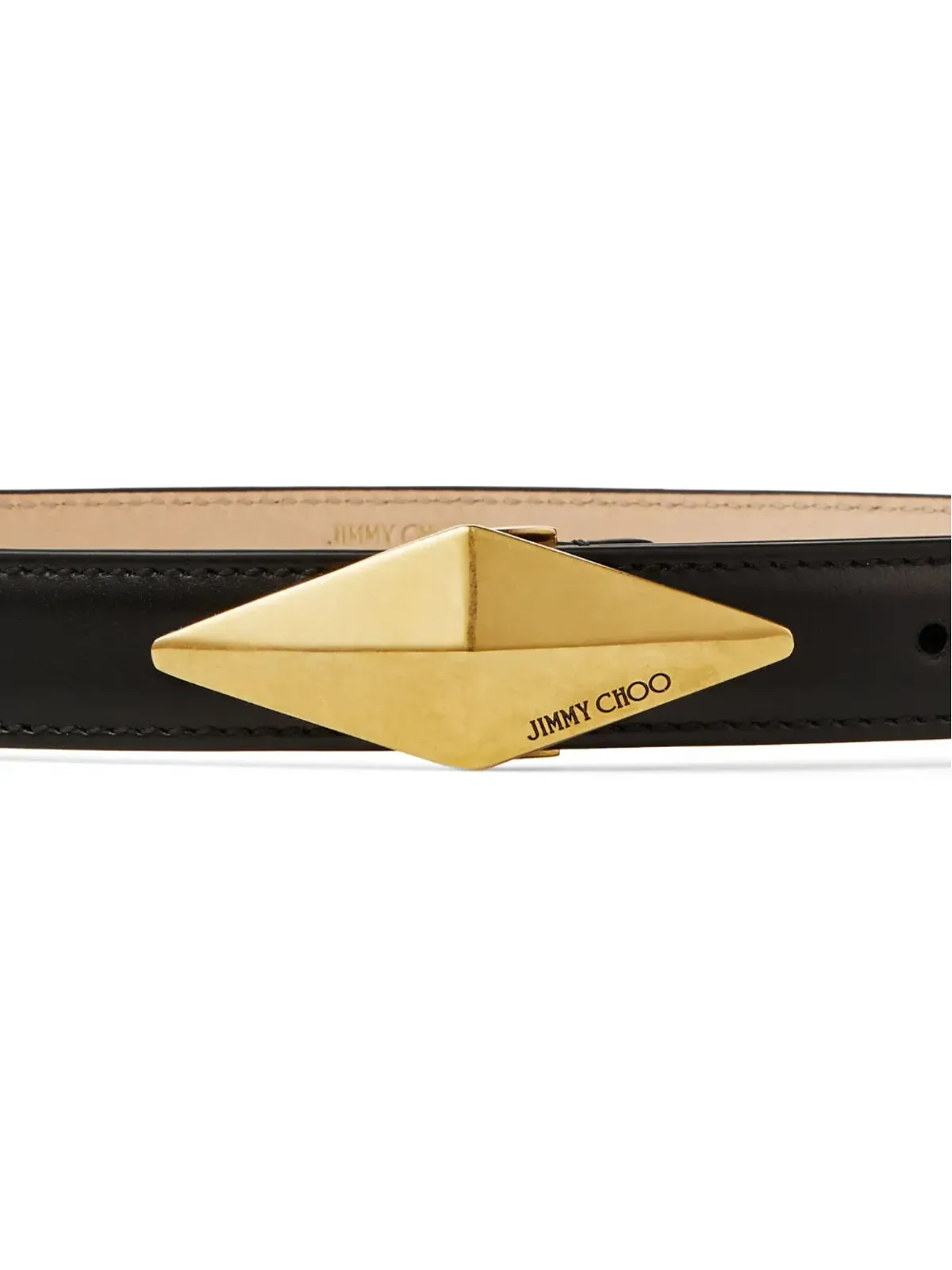 Jimmy Choo ダイヤモンド レザー ベルト - 画像3