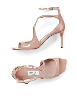 Jimmy Choo Azia パテントレザー サンダル - サムネイル4