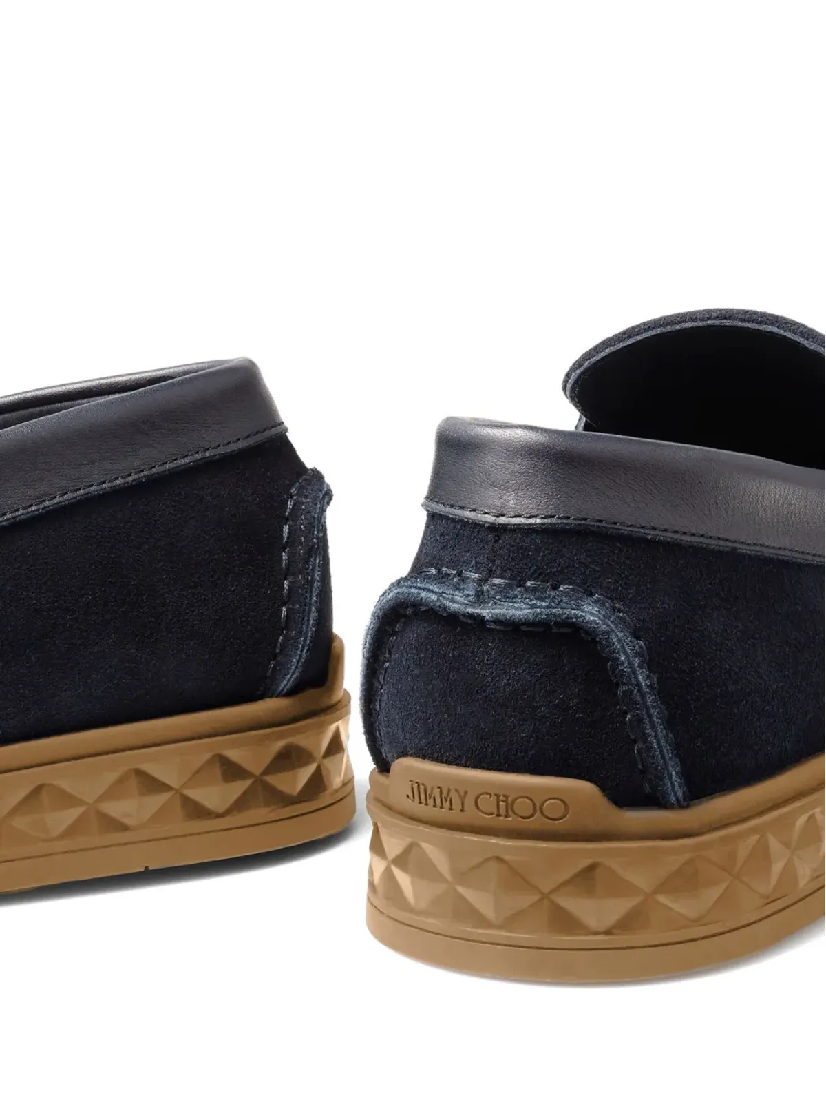 Jimmy Choo ジョシュ・ドライバー スエード ペニーローファー - 画像4