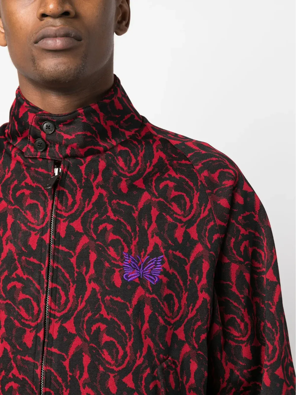 Baracuta グラフィック柄ファネルネックジャケット - 画像5