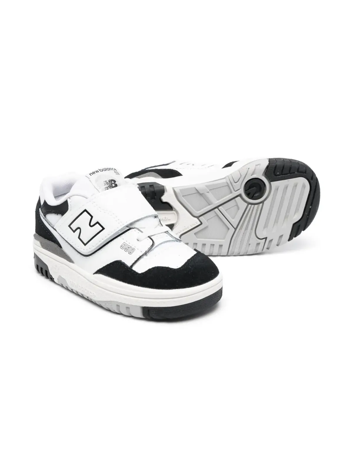 New Balance Kids 550 タッチストラップスニーカー - 画像2
