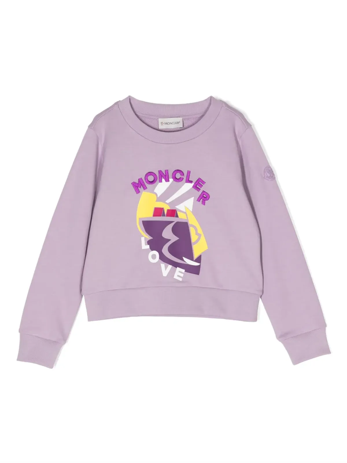 Moncler Enfant ロゴディテール コットン ジャンパー - 画像1